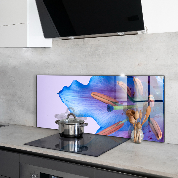 Painel para cozinha Flor de íris roxa