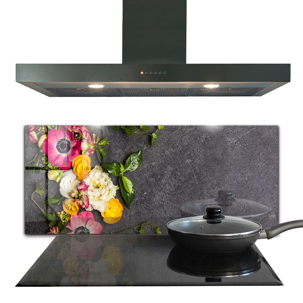 Painel para cozinha Detalhes delicados das folhas