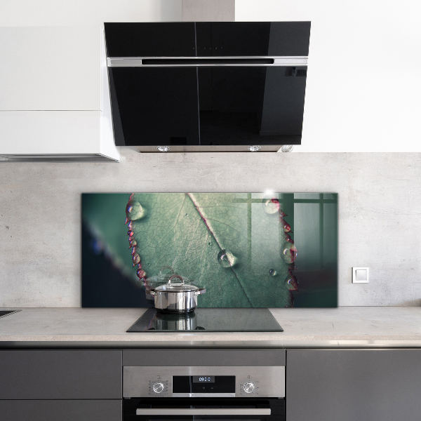 Painel para cozinha Detalhes da Papoula Vermelha