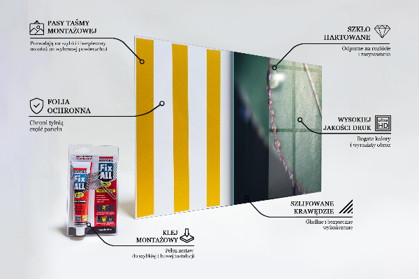 Painel para cozinha Detalhes da Papoula Vermelha