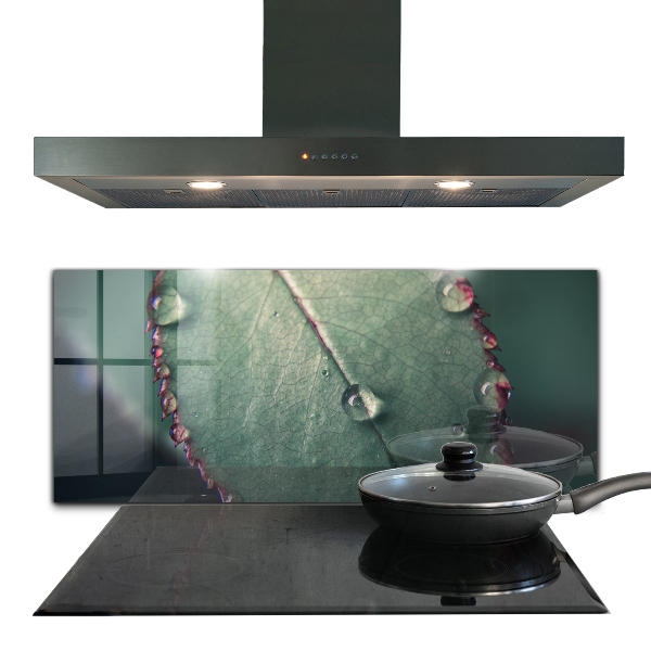 Painel para cozinha Detalhes da Papoula Vermelha