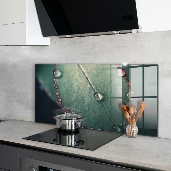 Painel para cozinha Detalhes da Papoula Vermelha