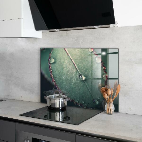 Painel para cozinha Detalhes da Papoula Vermelha