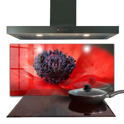 Backsplash cozinha Detalhes da Flor Roxa