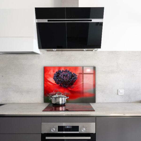 Backsplash cozinha Detalhes da Flor Roxa