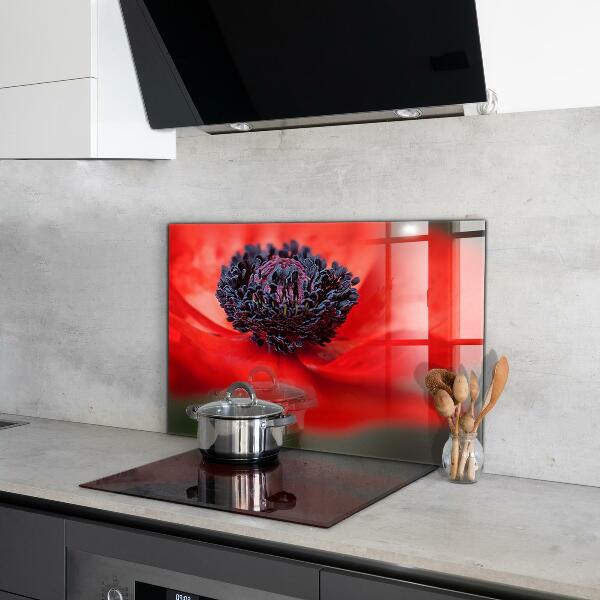Backsplash cozinha Detalhes da Flor Roxa