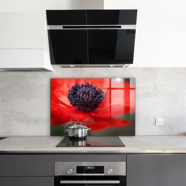 Backsplash cozinha Detalhes da Flor Roxa