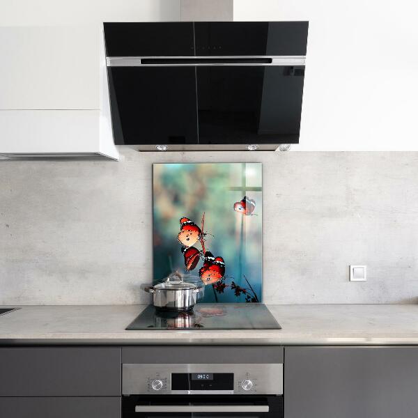 Painel para cozinha Borboleta Delicada ao Vento