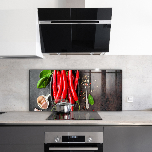 Painel cozinha Pimentas para cozinhar