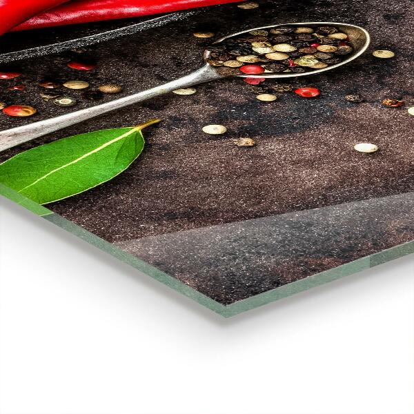 Painel cozinha Pimentas para cozinhar