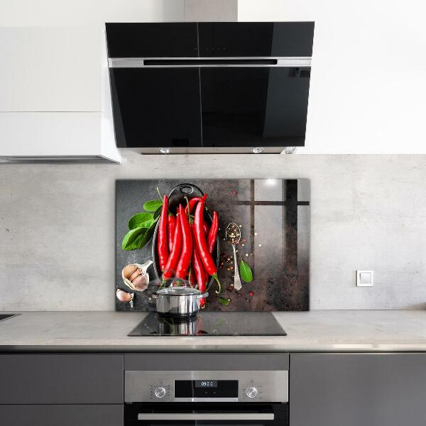 Painel cozinha Pimentas para cozinhar