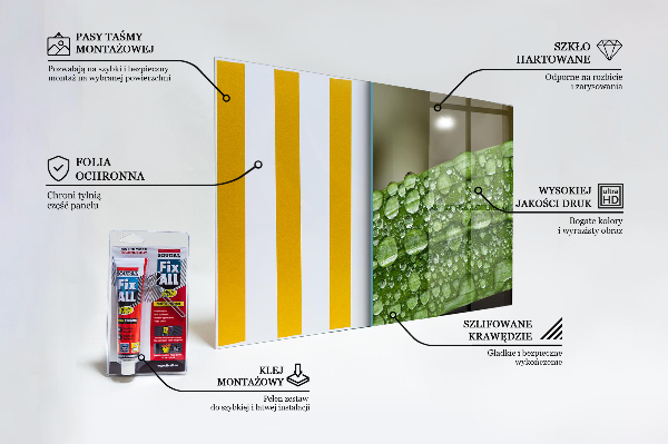 Backsplash cozinha Gotas de orvalho na grama