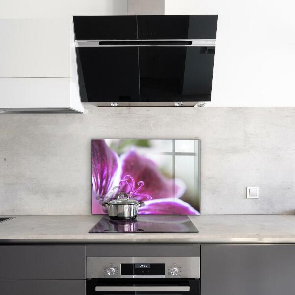 Painel para cozinha Crisântemo Azul