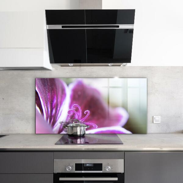 Painel para cozinha Crisântemo Azul