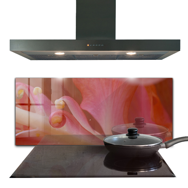 Painel para cozinha Lírios Rosa Beleza Natural