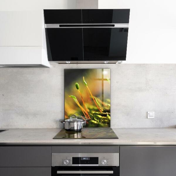 Painel cozinha Lírios Rosa Beleza Natural