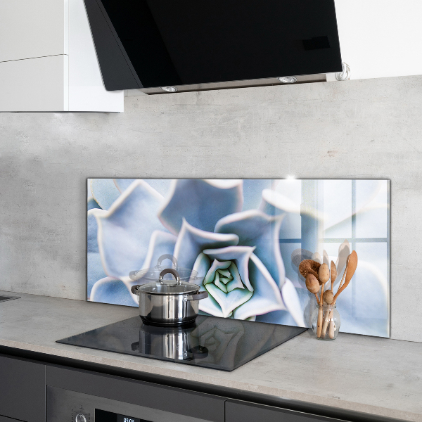 Painel para cozinha Gotas de orvalho em uma flor rosa