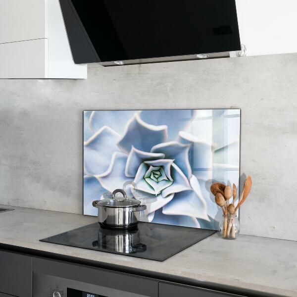 Painel para cozinha Gotas de orvalho em uma flor rosa