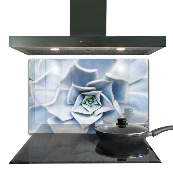 Painel para cozinha Gotas de orvalho em uma flor rosa