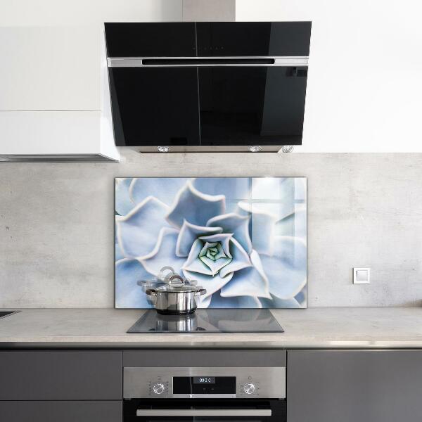 Painel para cozinha Gotas de orvalho em uma flor rosa