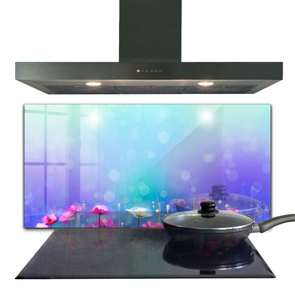 Painel para cozinha Flor de folhas de repolho