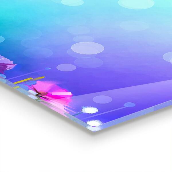 Painel para cozinha Flor de folhas de repolho