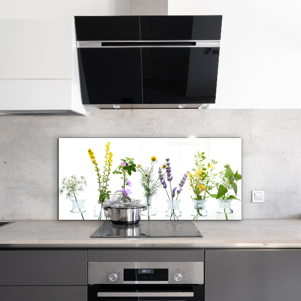 Painel cozinha Folhas verdes depois da chuva