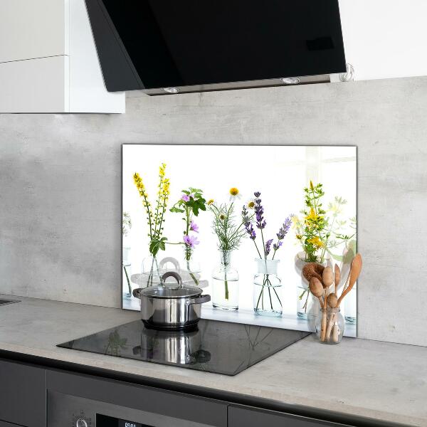 Painel cozinha Folhas verdes depois da chuva