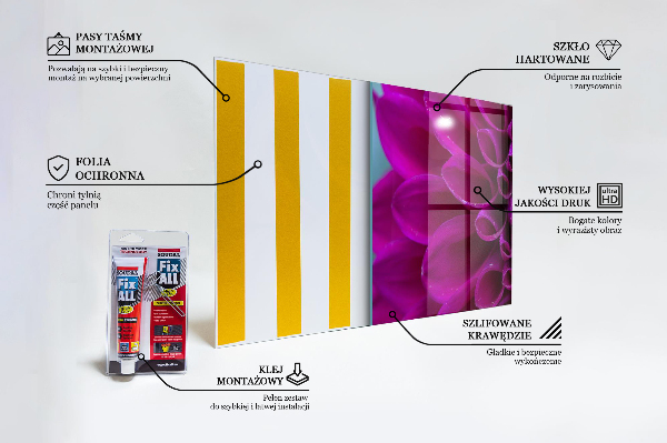 Painel cozinha Detalhes da folha verde