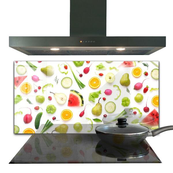 Painel cozinha Composição Saudável de Frutas