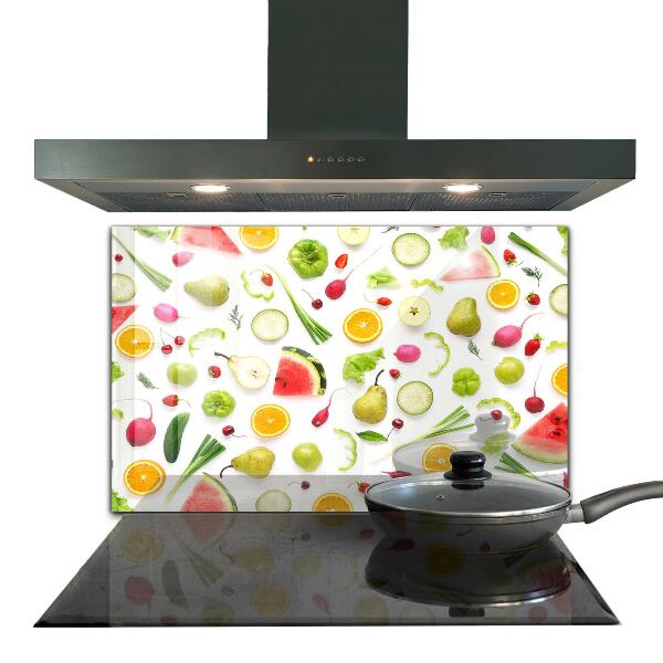 Painel cozinha Composição Saudável de Frutas