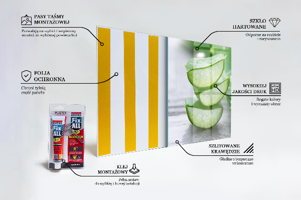 Painel cozinha Composição de Flores em Voo