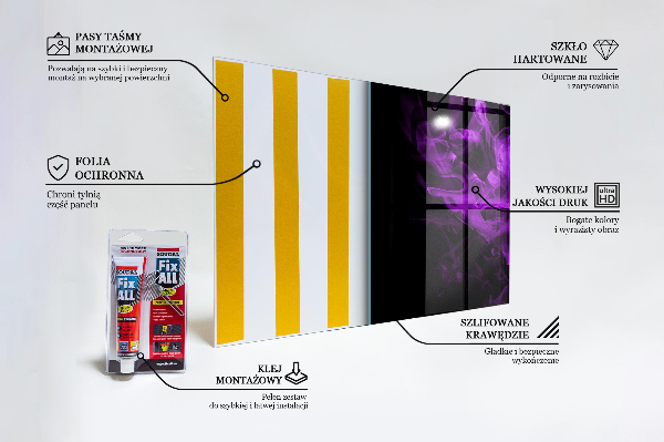 Painel para cozinha Folha de Rosa Preta e Branca