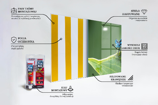 Painel para cozinha Libélula em uma folha