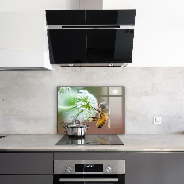 Backsplash cozinha Abelha coletando pólen
