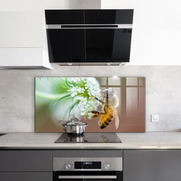 Backsplash cozinha Abelha coletando pólen