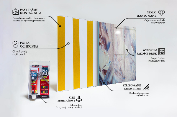 Painel para cozinha Textura de mármore e granito