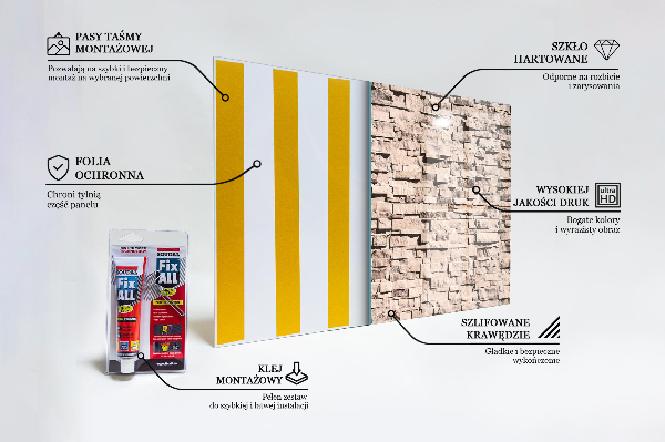 Painel para cozinha Texturas de Mármore