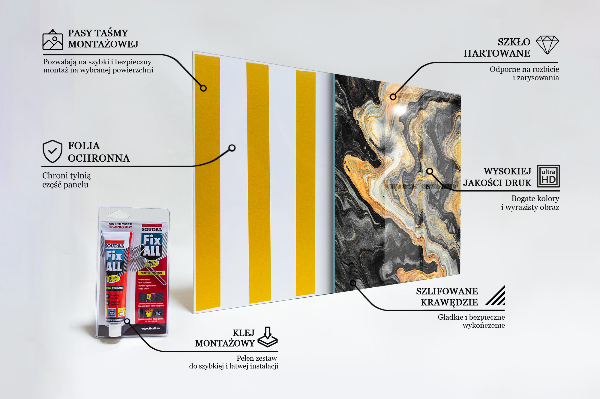 Painel cozinha Aquarela monocromática