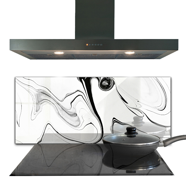 Painel para cozinha Abstração monocromática