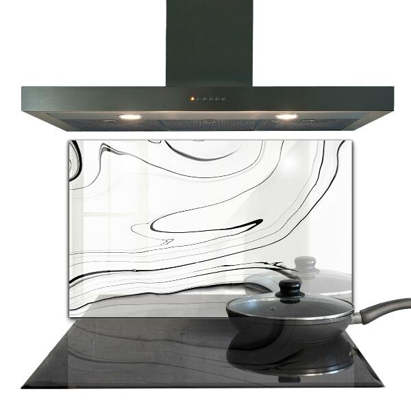 Painel cozinha Abstração monocromática