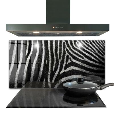 Backsplash cozinha Textura de mármore preto