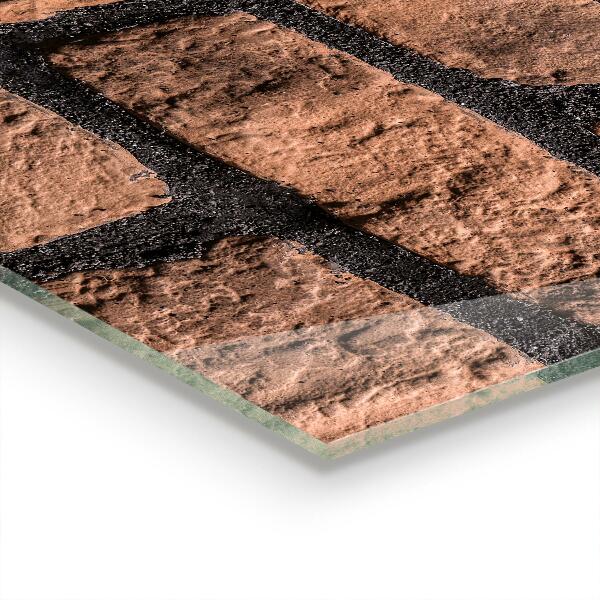 Painel cozinha Textura de pedra de mármore