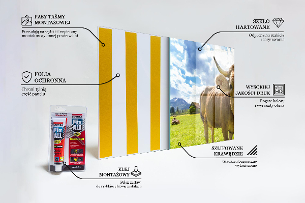 Painel cozinha Clima Rural Campo de Vacas