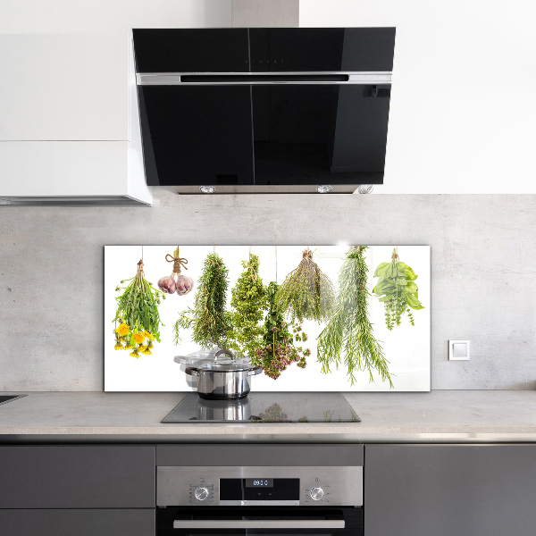 Painel para cozinha Ervas secas Medicina herbal