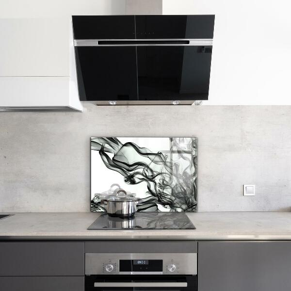 Painel para cozinha Abstração de Fitas de Fumaça