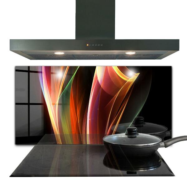 Backsplash cozinha Abstração de Ondas de Energia
