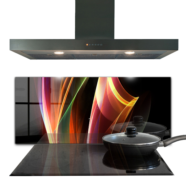 Backsplash cozinha Abstração de Ondas de Energia
