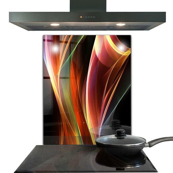 Backsplash cozinha Abstração de Ondas de Energia