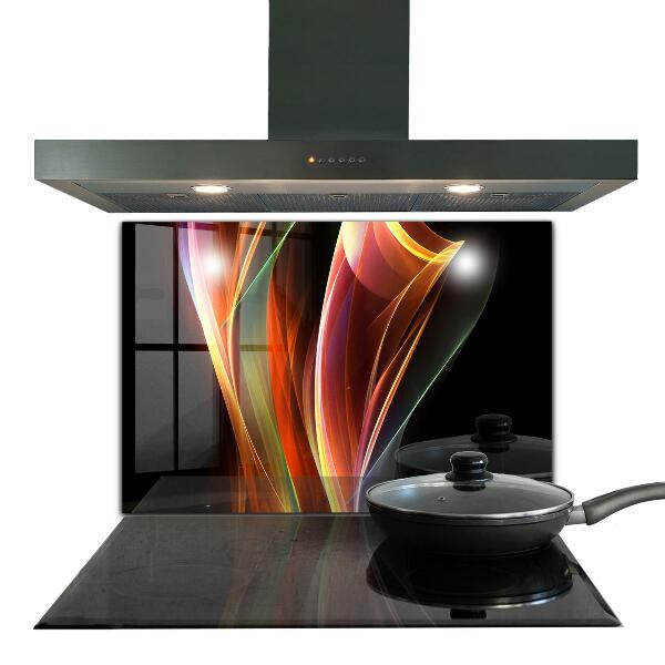 Backsplash cozinha Abstração de Ondas de Energia